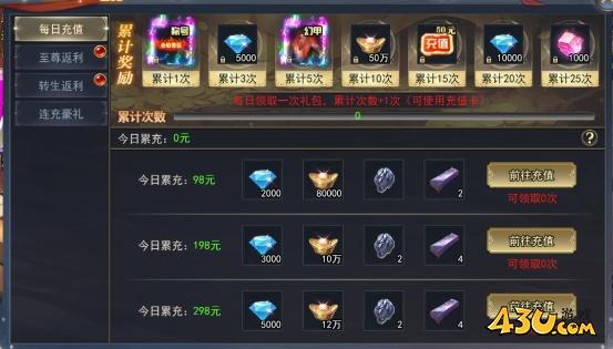 三界開(kāi)服活動(dòng)