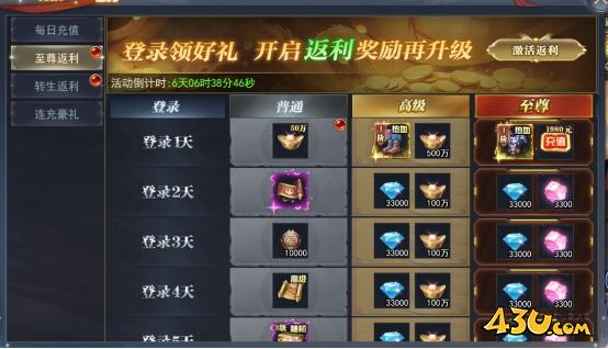 三界開(kāi)服活動(dòng)