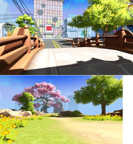 《異能都市》主要場景