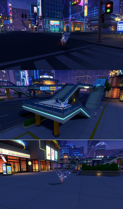 《異能都市》主要場景