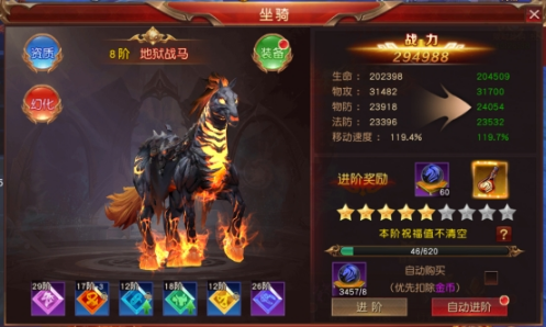 《天地諸神》坐騎系統(tǒng)