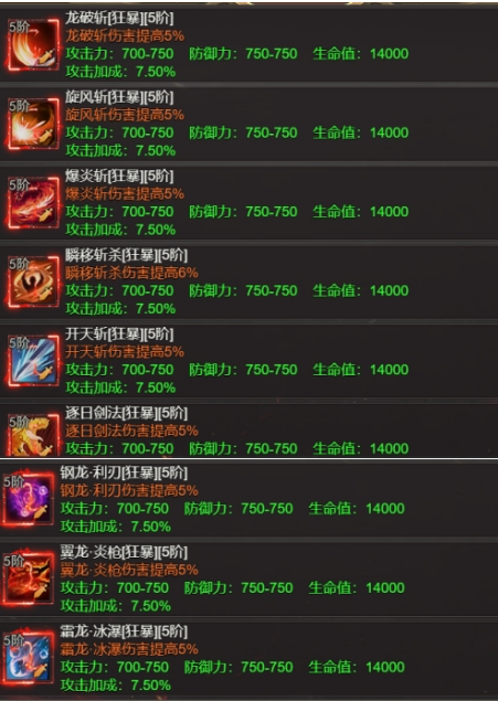 《龙域世界》铭文系统 《龙域世界》铭文系统