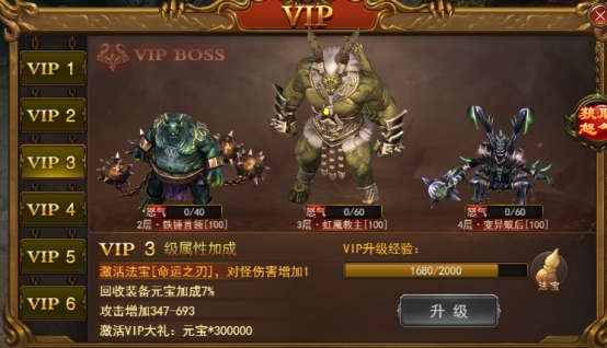 《无双之王》VIP介绍