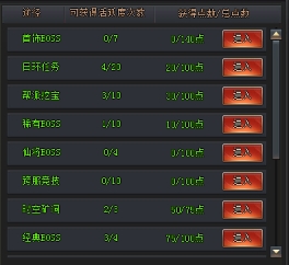 《全民仙战》每日目标