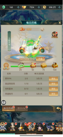 《醉西游》日常任务