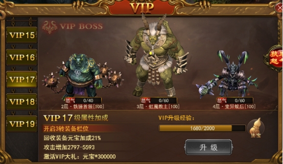 《无双之王》VIP介绍