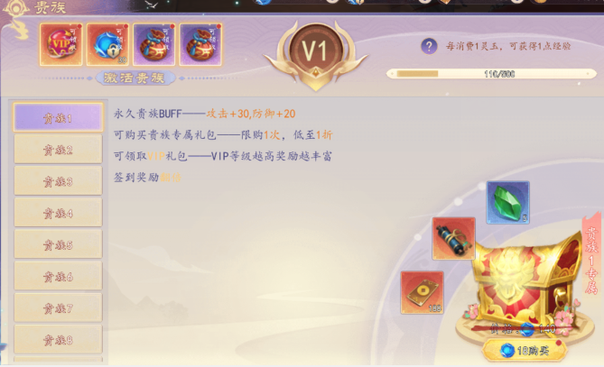 《剑舞》VIP介绍