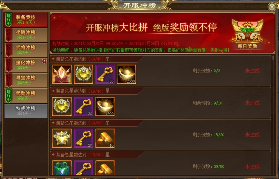 《龙刃》开服冲榜攻略