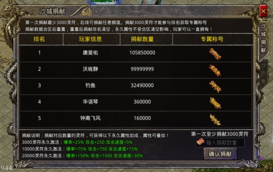 《将军》沙城捐献