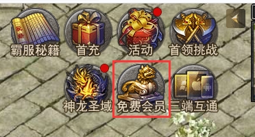 《传奇霸主》会员系统 《传奇霸主》会员系统