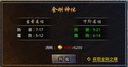 《原始传奇》金刚神体系统攻略