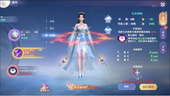 《一念剑歌》魂环系统