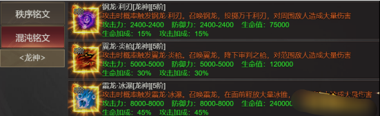 《龙域世界》强力铭文选择攻略 《龙域世界》强力铭文选择攻略