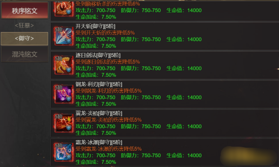 《龙域世界》强力铭文选择攻略 《龙域世界》强力铭文选择攻略