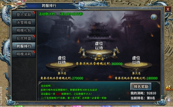 霸者归来春节活动