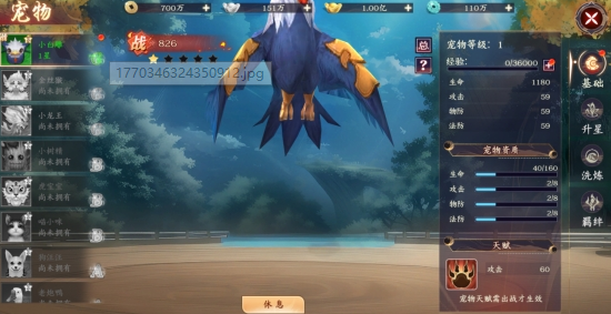 《剑舞乾坤》宠物系统 《剑舞乾坤》宠物系统