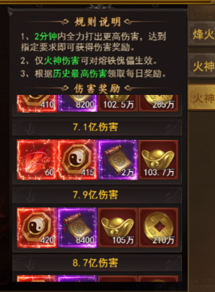 《霸者天下》火神试炼攻略